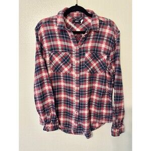BDG‎ Urban Outfitters Women's XP Plaid Flannel Button Up Shirt Holiday